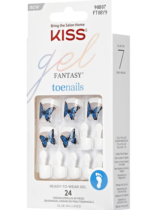 Kiss Other - Kiss Gel Fantasy Toenails - Oasis